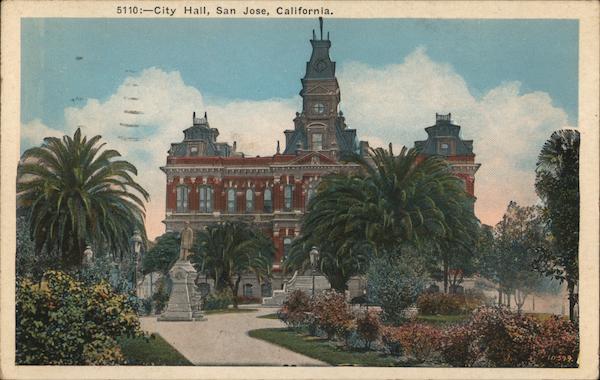 City Hall San Jose, CA Postcard