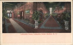 Lafayette Room, Lafayette Hotel Postcard