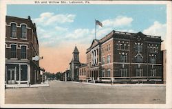 9th and Willow Sts Lebanon, PA Postcard Postcard Postcard