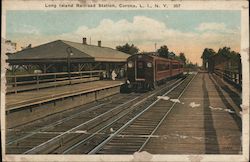 Long Island Railroad Station Corona, NY Postcard Postcard Postcard