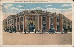 Long Island Rail Road Station Postcard