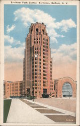 New York Central Terminal Postcard