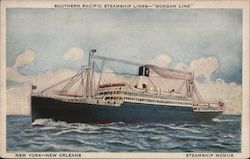 Southern Pacific Steamship Lines "Morgan Line" Steamers Postcard Postcard Postcard