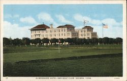 Almendares Hotel and Golf Club Havana, Cuba Postcard Postcard Postcard