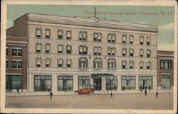 Hotel Holley, Quarrier Street Charleston, WV Postcard Postcard Postcard