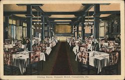 Dining Room, Summit Hotel Postcard