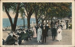 Lake Front at Euclid Beach Park Postcard