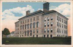 State Normal School Lowell, MA Postcard Postcard Postcard