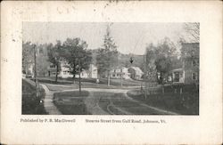 Stearns Street from Gulf Road Johnson, VT Postcard Postcard Postcard