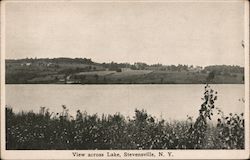 View Across Lake Postcard