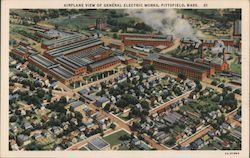 Airplane View of General Electric Works Pittsfield, MA Postcard Postcard Postcard