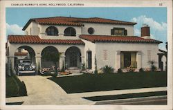 Charles Murray's Home Hollywood, CA Postcard Postcard Postcard