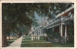 Sturges Avenue from First Street Mansfield, OH Postcard Postcard Postcard