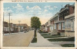 Residences, Firth Avenue, Maspeth, Long Island New York Postcard Postcard Postcard