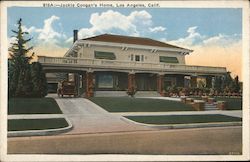 Jackie Coogan's Home Postcard