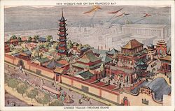 1939 World's Fair, Chinese Village-Treasure Island San Francisco, CA Postcard Postcard Postcard