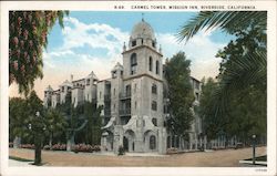 Carmel Tower, Mission Inn Postcard