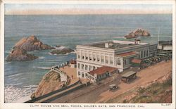 Cliff House and Seal Rocks, Golden Gate Postcard