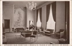 Custom-Made Salon, Second Floor, I. Magnin & Co., Wilshire at New Hampshire Los Angeles, CA Postcard Postcard Postcard