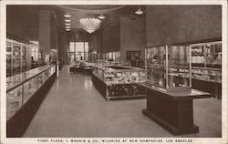 First Floor, I. Magnin & Co., Wilshire at new Hampshire Postcard