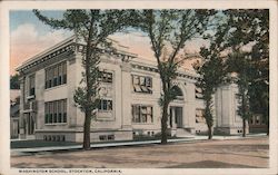 Washington School Postcard