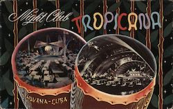 Night Club Tropicana Las Vegas, NV Postcard Postcard Postcard