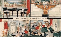 The Schlitz Assembly Postcard