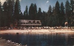 Pinecrest Lake Beach & Lodge California Postcard Postcard Postcard