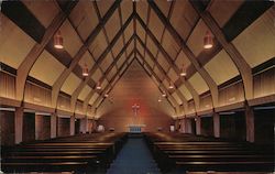 Lemoore Nas Chapel, dedicated April 12, 1964. Seats 500 persons. Universities Postcard Postcard Postcard