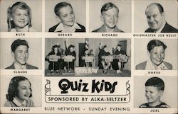 Quiz Kids Sponsored by Alka-Seltzer, Blue Network, Every Sunday Evening Postcard