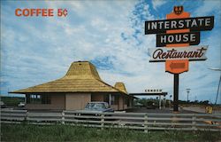 Interstate House Restaurant Postcard