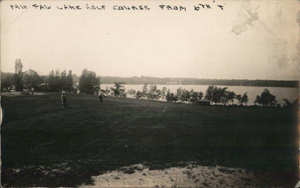 Paw Paw Lake Golf Course - 6th Tee Watervliet, MI Postcard