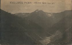 Kellogg Peak Elv. 6206 Ft. Postcard