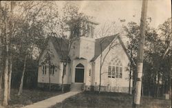 Country Church Buildings Postcard Postcard Postcard