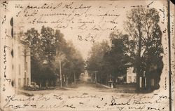 At General Store Looking North Knoxboro, NY Postcard Postcard Postcard