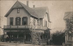 Victorian House Buildings Postcard Postcard Postcard