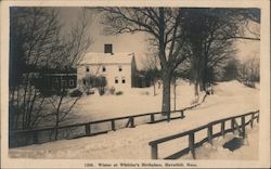 Winter at Whistler's Birthplace Haverhill, MA Postcard Postcard Postcard