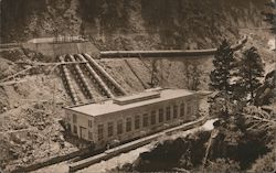 Dam Power House Postcard