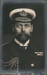 H.M. King George V Postcard