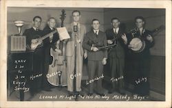 Bluegrass? Leonard McRight and His Hi-Way Melody Boys Texas Performers & Groups Postcard Postcard Postcard