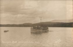 Passenger Boat on Grand Lake Colorado Postcard Postcard Postcard