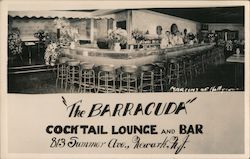 The Barracuda Cocktail Lounge and Bar Newark, NJ Postcard Postcard Postcard