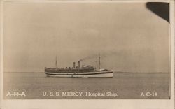 USS Mercy, hospital ship Postcard