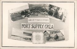 Greetings From Fort Supply, Oklahoma Postcard Postcard Postcard