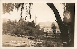 Campanile from University of California Grounds Berkeley, CA Postcard Postcard Postcard