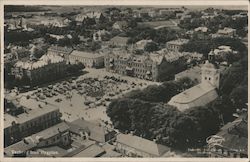 Verberg fran Flygplan (Varberg from an Airplane) Postcard