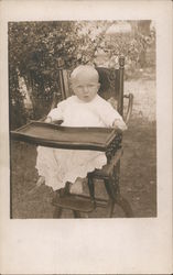 Wooden High Chair Postcard