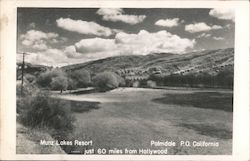 Munz Lakes Resort, just 60 miles from Hollywood Postcard