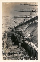 Detail Work Grand Coulee Dam Spokane, WA Postcard Postcard Postcard