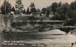 Bend Auto Court - New River Side Motel, Hiway 97 & 20 Oregon Postcard Postcard Postcard